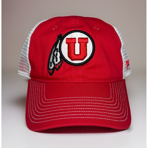 Fanatics Other - Utah Utes Hat NCAA Fanatics Snapback Adjustable Trucker Mesh Cap Red One Size